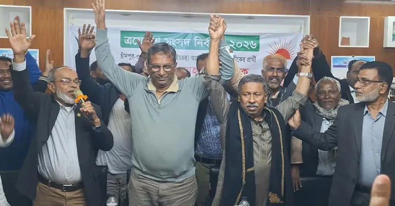 বিএনপির প্রার্থীকে সমর্থন দিয়েছেন গণফোরামের প্রার্থী